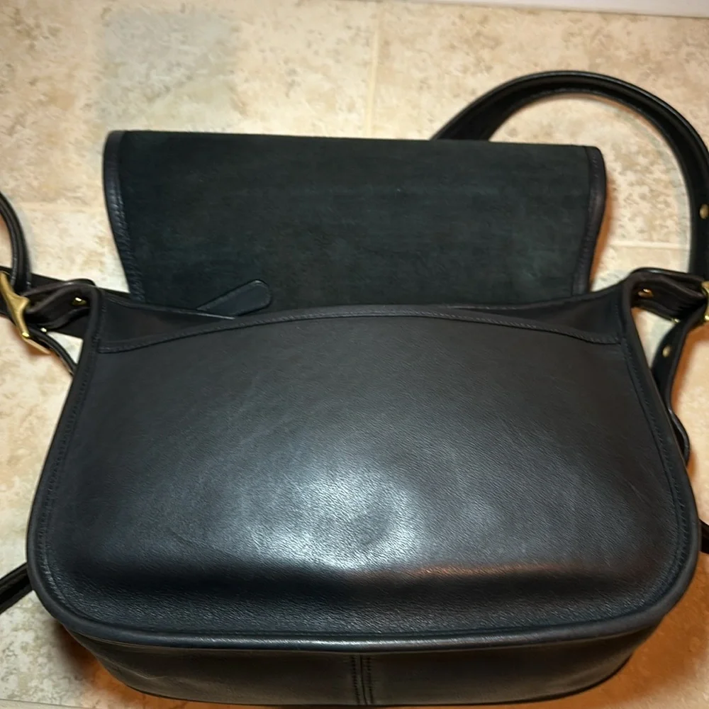 Vintage Coach Patricia Legacy  BLACK - Picture 6 of 9